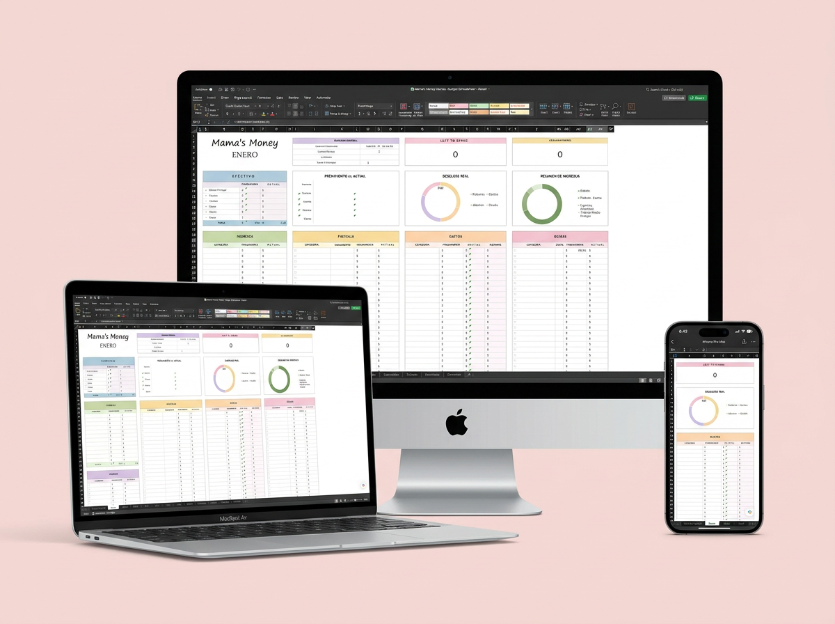 Dashboard de Mama Money Budget mostrando finanzas familiares organizadas